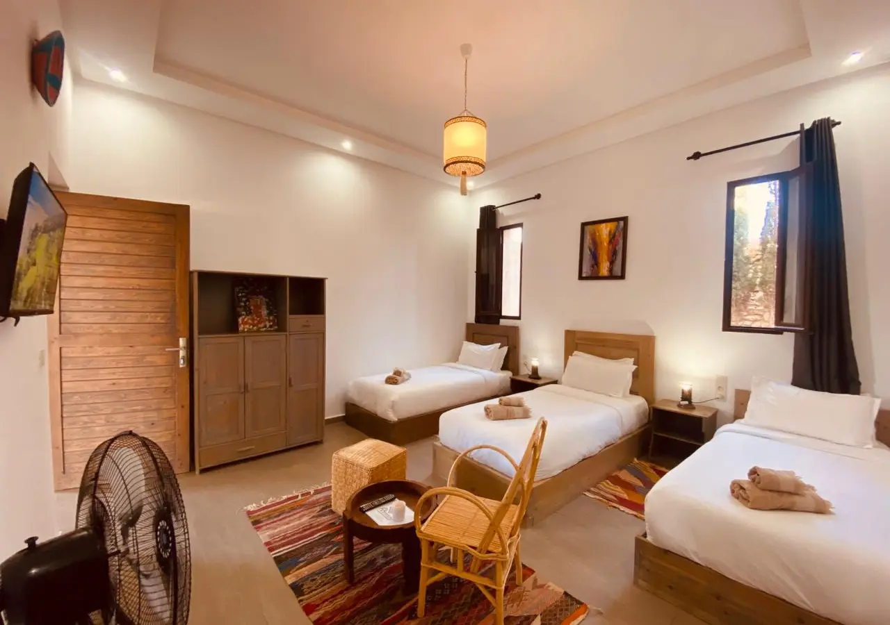 El Manzah room at Dar Ayman guesthouse in Essaouira